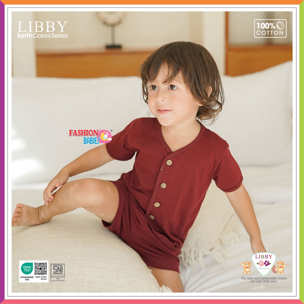 ❤ Fashionbabies ❤ [ TERBARU ] LIBBY COMFY SET SERIES 2 | SETELAN KANCING PENDEK