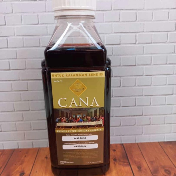 

ANGGUR PERJAMUAN KUDUS CANA 1LTR