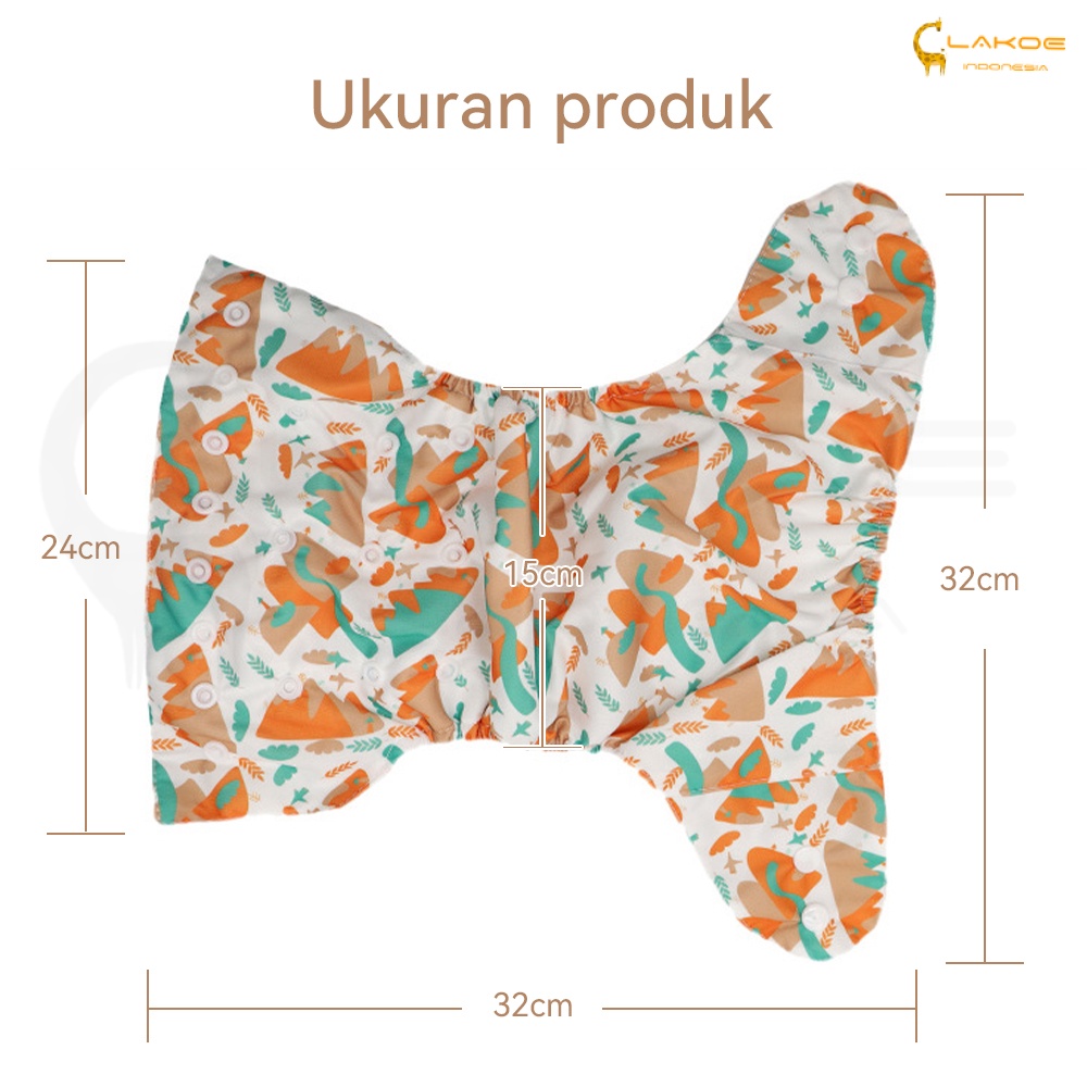 Popok Kain Clodi Bayi cuci ulang cloth diaper newborn