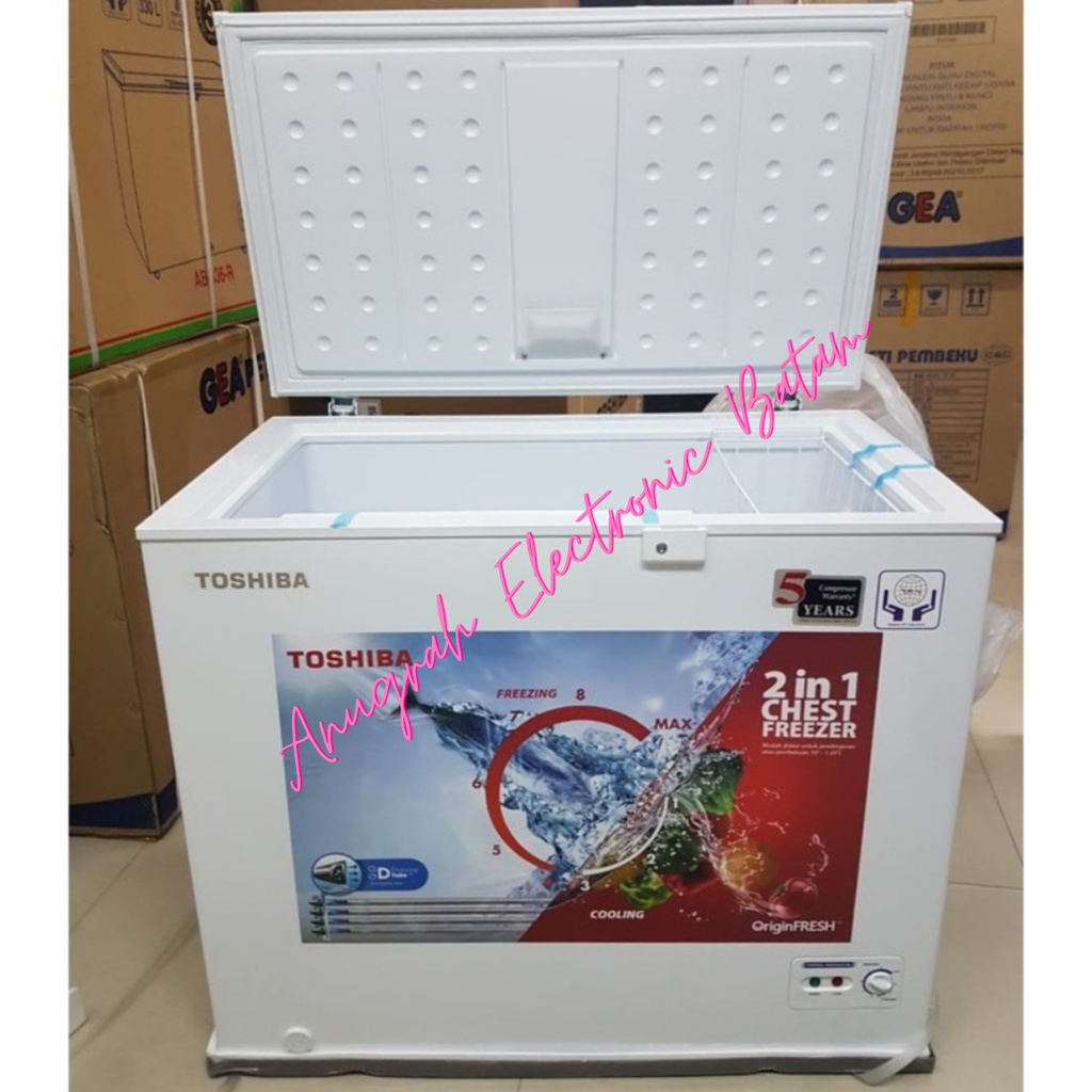 Toshiba Freezer Box Chest Freezer CR-A258I 198L BATAM