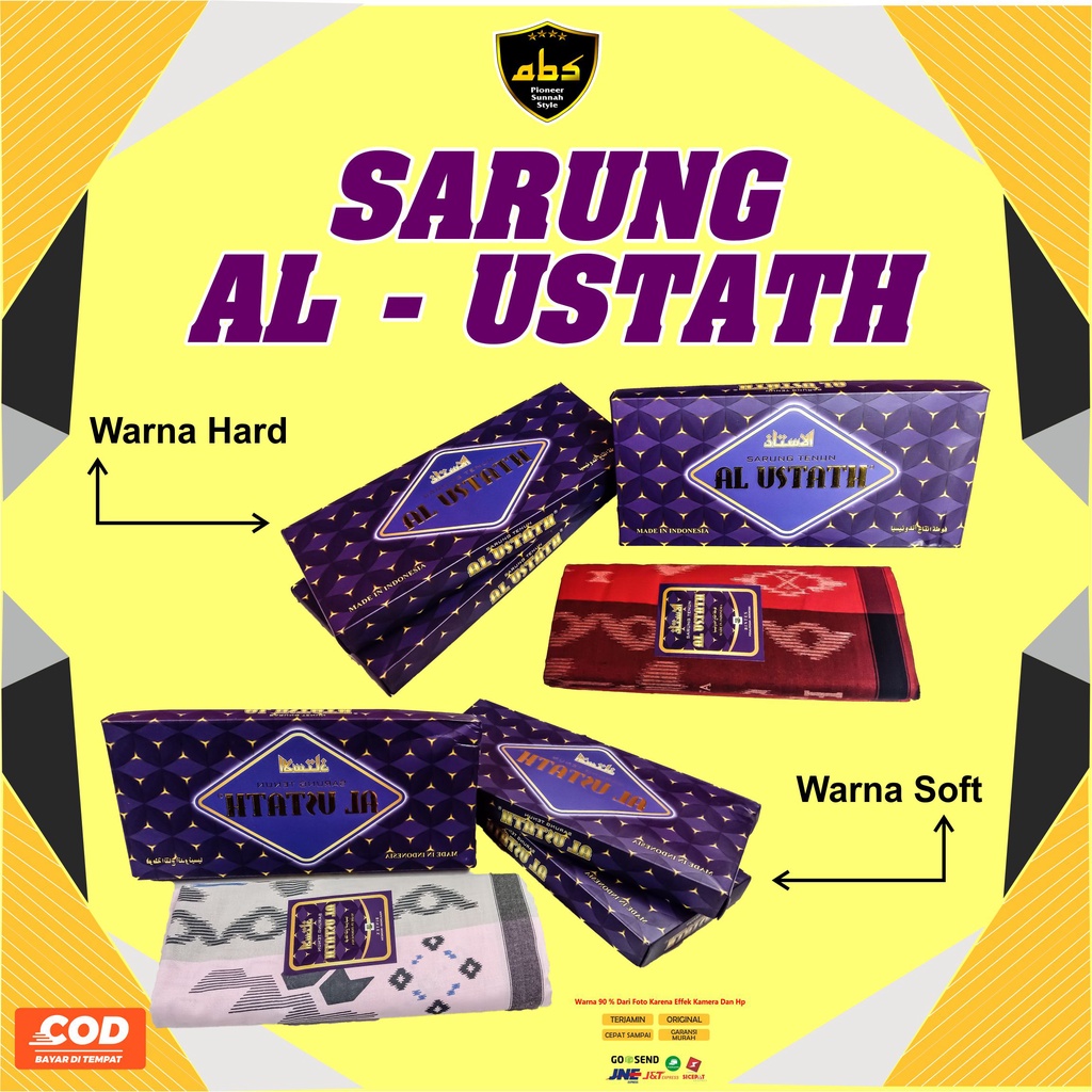 Sarung Tenun Al Ustath Motif Warna Sarung Dewasa Pria Wanita Terlaris Sarung Batik Songket Abu Sulthan