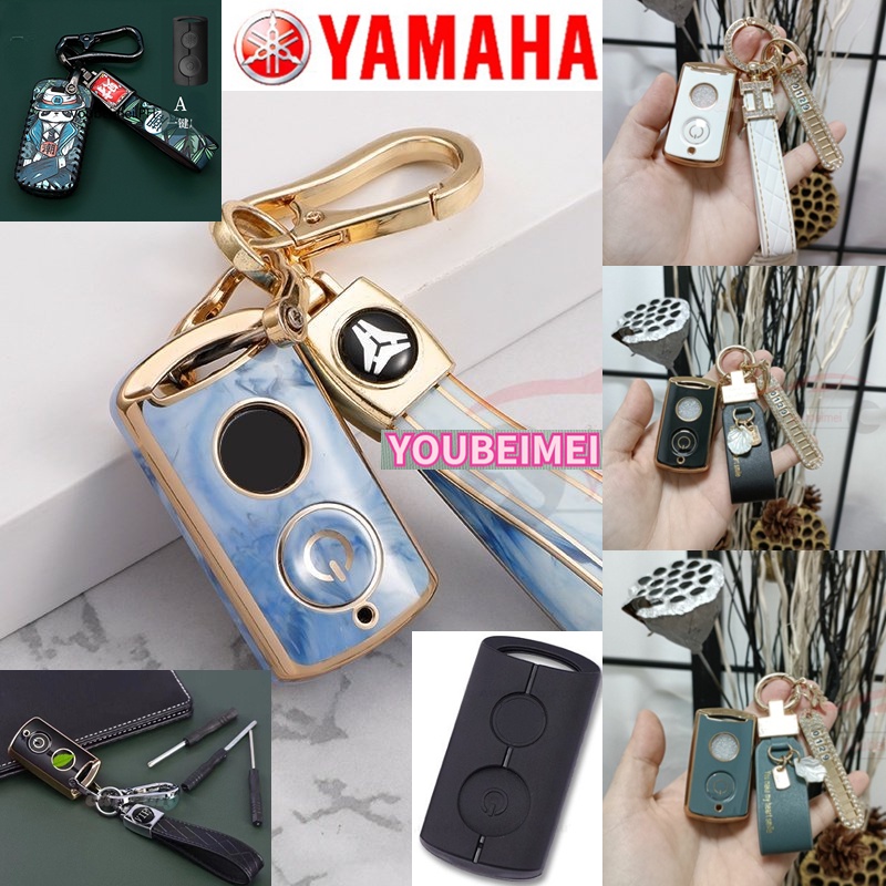 Yamaha NVX NVX155 Xmax XMAX300 QBIX Aerox JAUNS 2018 2019 Casing Remot Control Case Non slip 2kancing amaha Xmax 2020-2021/Grand firano/Aerox/Nmax
