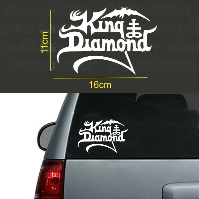 Stiker Mobil Band King Diamond - Car Decal Sticker