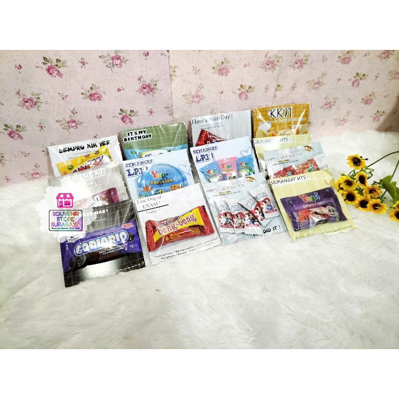 [Jilid 1] MINI GIFT SNACK | GIFT SEMPRO | SNACK BERBAGI | SNACK GRADUATION | PAPER SNACK MINI