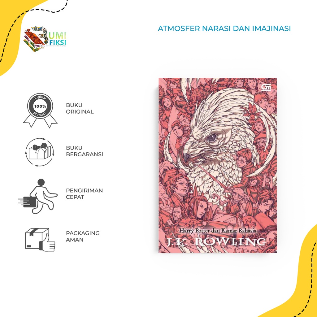 Buku Novel Harry Potter dan Kamar Rahasia - J.K. Rowling - Gramedia - Bumifiksi