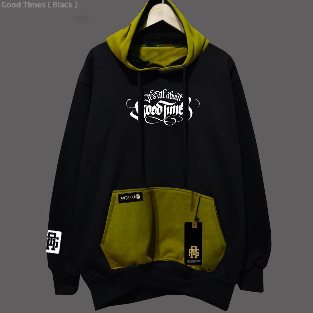 BISA COD ANTARES jaket sweater Hoodie pria distro OVERSIZE  hodie Jumbo Ukuran XXL-XXXL keren phebat