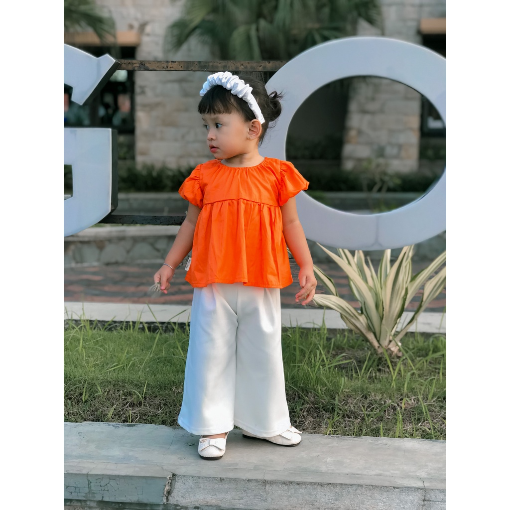 Anjani Top 1-4 Tahun Atasan Pop Lucu Blouse Fashion Anak Perempuan CBKS SNB