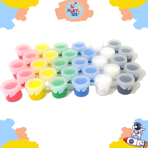 

[PLAY.123] Cat Lukis Anak Giotto 5 ml x 6 Warna/ School Paint / Paket Set 6 Warna