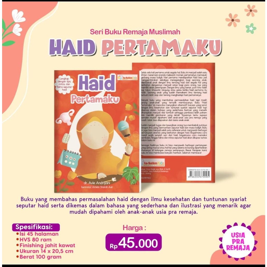 

HAID PERTAMAKU - as salam - toko buku yahya