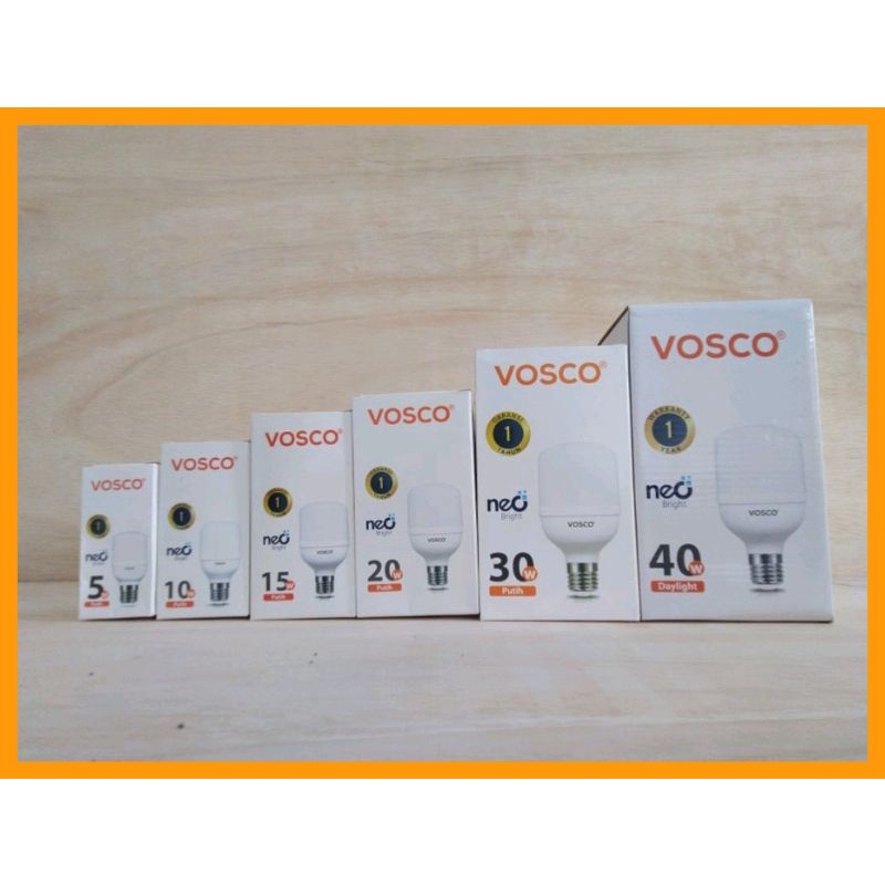 [COD] LAMPU CAPSULE LED VOSCO 5W 10W 15W 20W 30W 40W