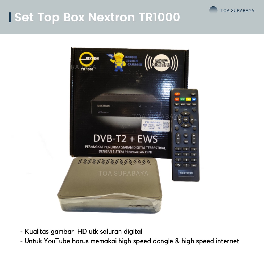 STB DVB-T2 Set Top Box Nextron TR1000