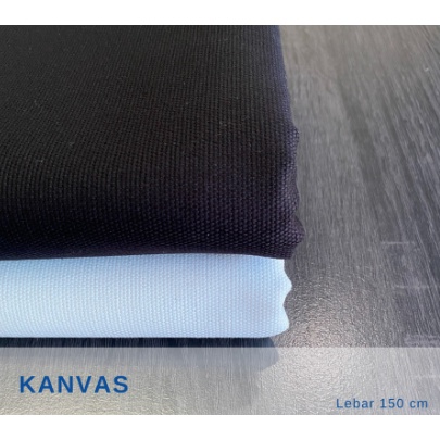 Kain Kanvas Premium Cotton Lebar 150 cm Meteran - Bahan Canvas Katun