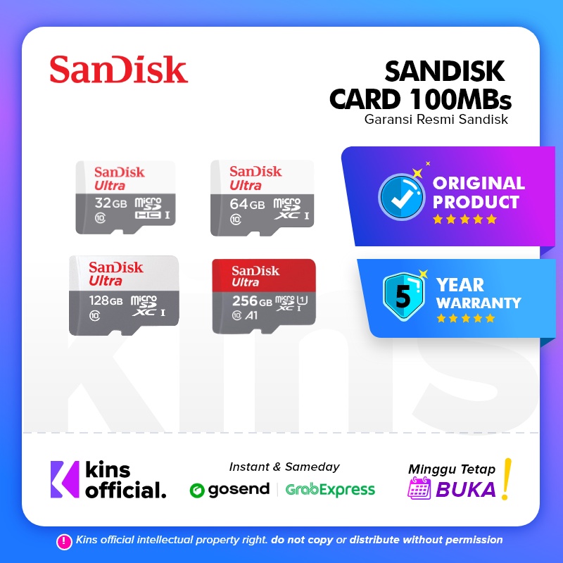 SanDisk MicroSD 32GB /64GB/128GB 100MB/s Ultra UHS-I micro sd SDHC