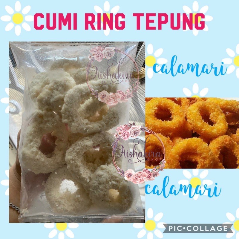 Cumi ring tepung Calamari cumi bangka tinggal goreng