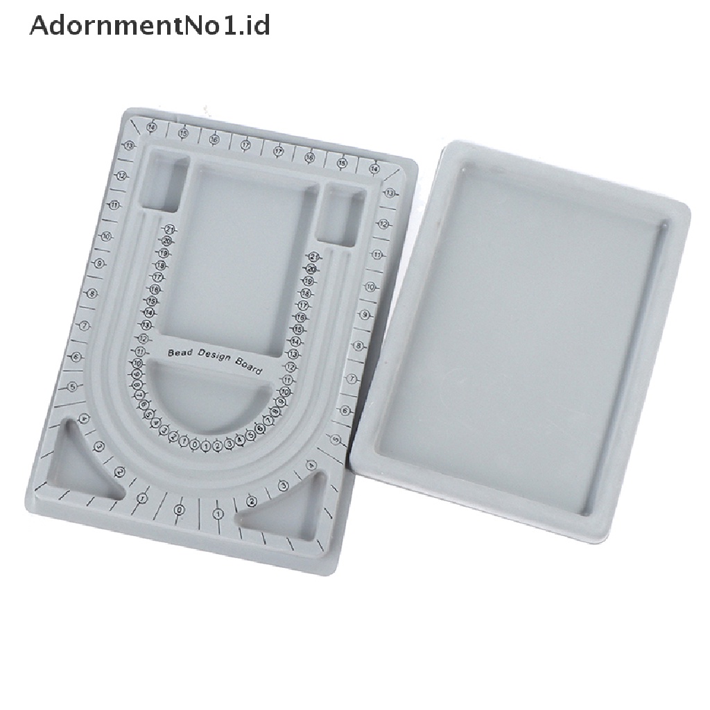 [AdornmentNo1] Flocked Bead Board Untuk Gelang Kalung Tray Manik-Manik Alat Ukur [ID]