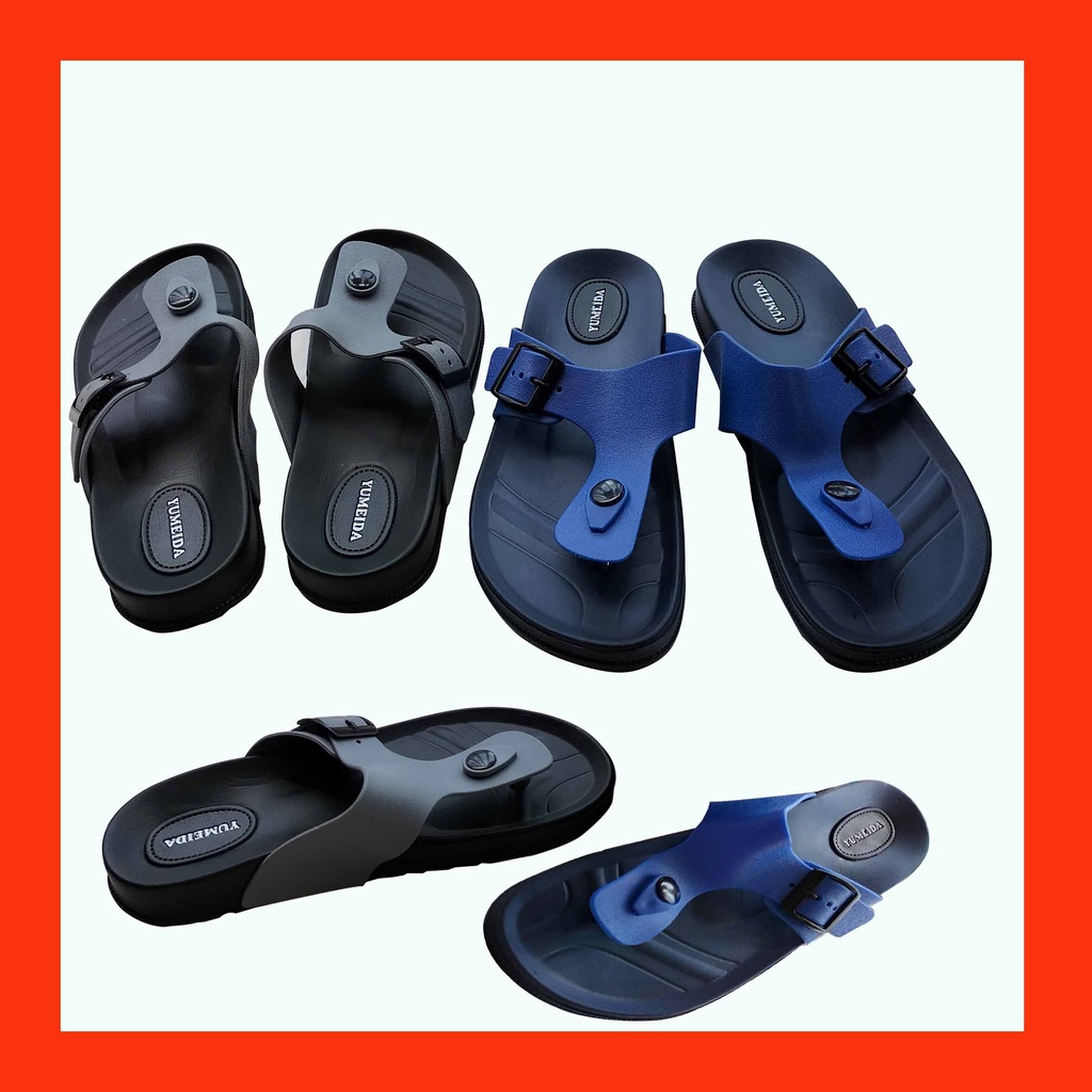 Sandal Jepit Slop Pria Dewasa Bahan Karet Anti Slip