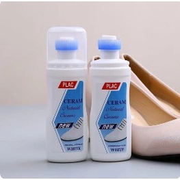 SEMIR SEPATU PUTIH / CAIRAN PEMBERSIH / SHOE CLEANER POLISH