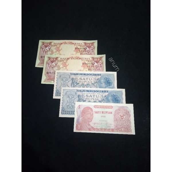 uang kuno indonesia set mahar nikah 23 rupiah asli.S50