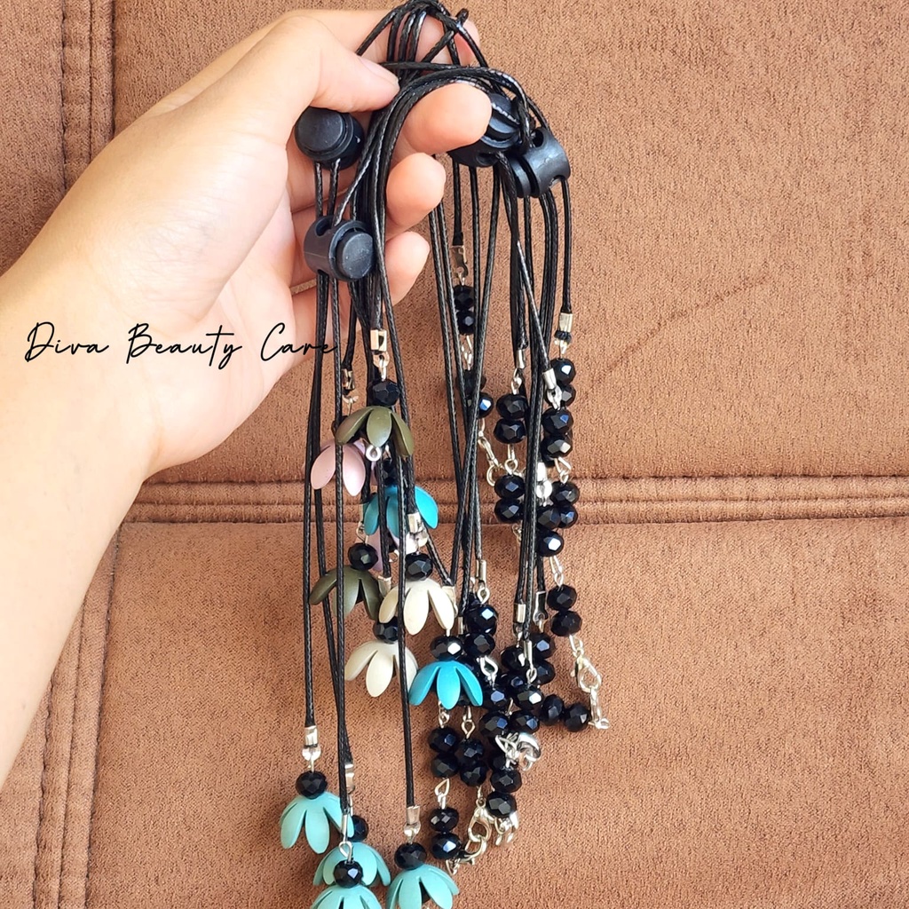 STRAP MASKER FLOWER 2 MODEL TALI / Pengait Masker [KM60N]