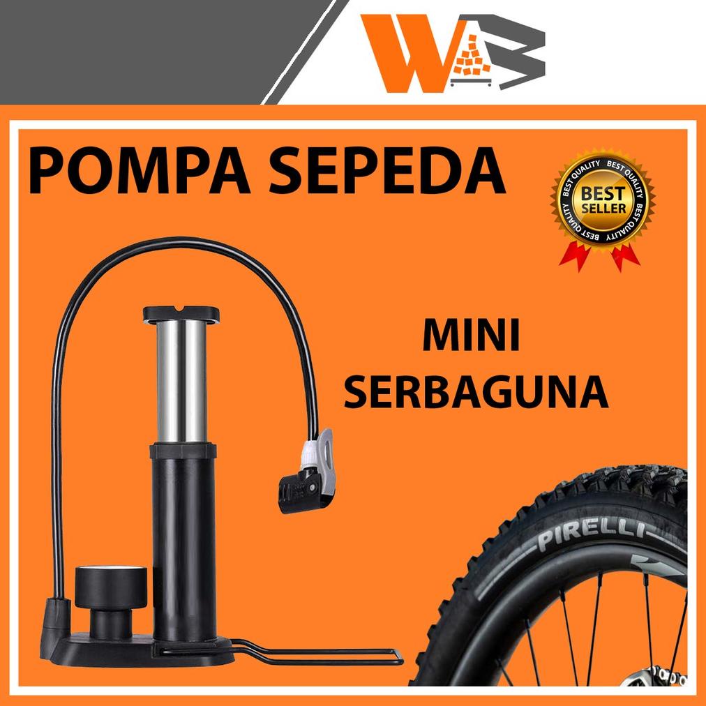 POMPA BAN AKSESORIS ACCESORIES PERLENGKAPAN SEPEDA LIPAT PORTABLE GUNUNG MINI MOTOR B63