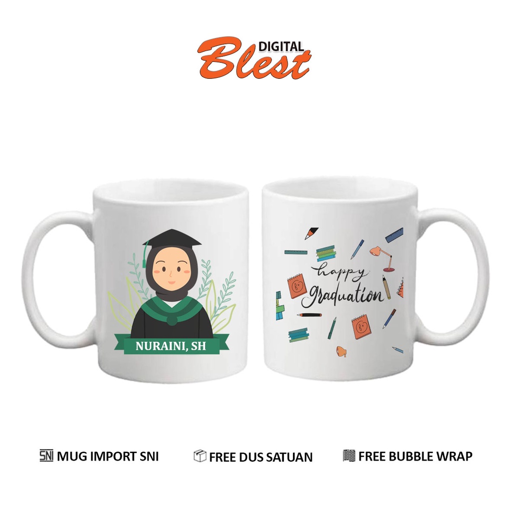 FLASHSALE [GGW] MUG SOUVENIR GAMBAR CUSTOM