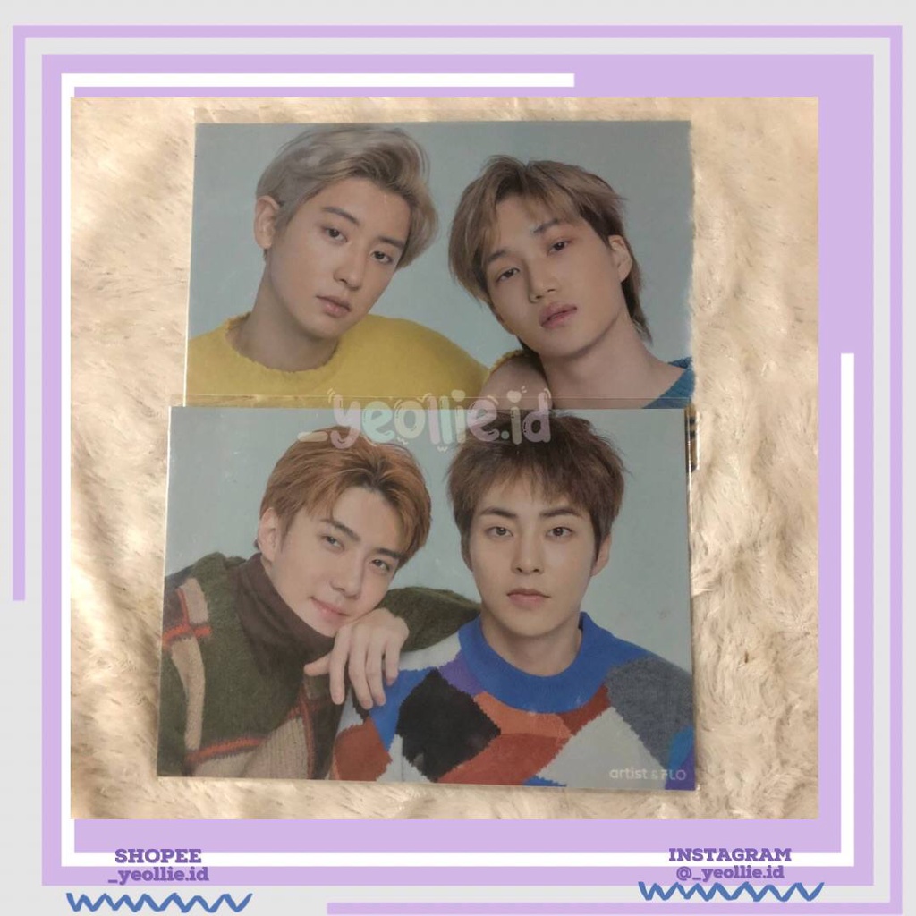 [OFFICIAL READY STOCK] A4 FLO EXO CHANYEOL KAI SEHUN XIUMIN