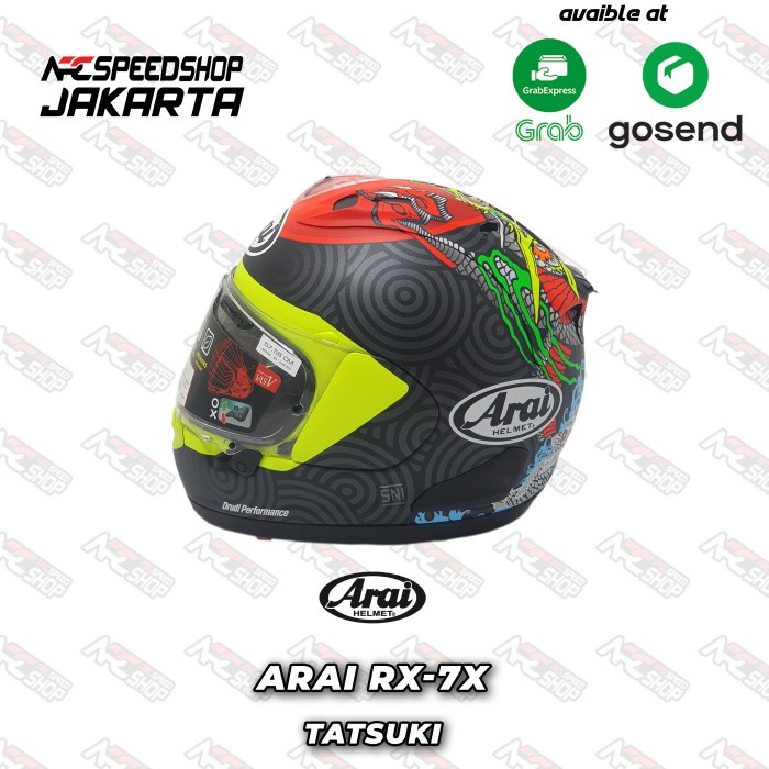 Helm Arai Rx7X Full Face Tatsuki ( M ) Helmet Motor Arai Rx7X #Original