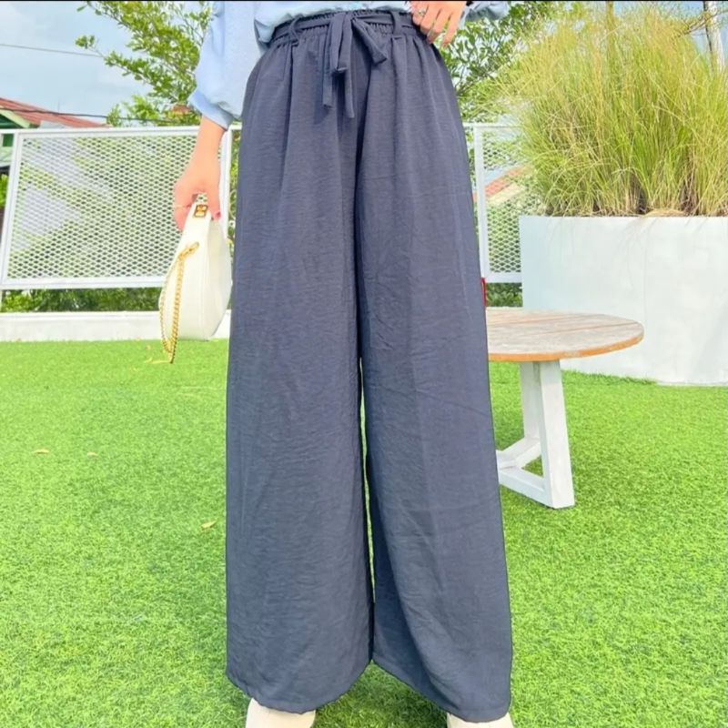 SALE !!! KULOT CRINKLE TALI / CELANA PANJANG WANITA TERBARU