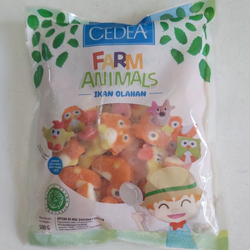 

Cedea Farm Animals Bakso Ikan bentuk binatang 500 gram