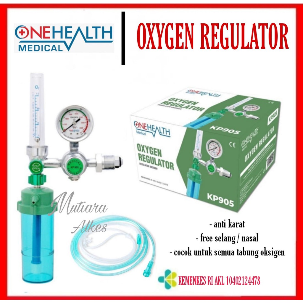 Regulator Onehealth / Regulator Oksigen / Oxygen Regulator Onehealth