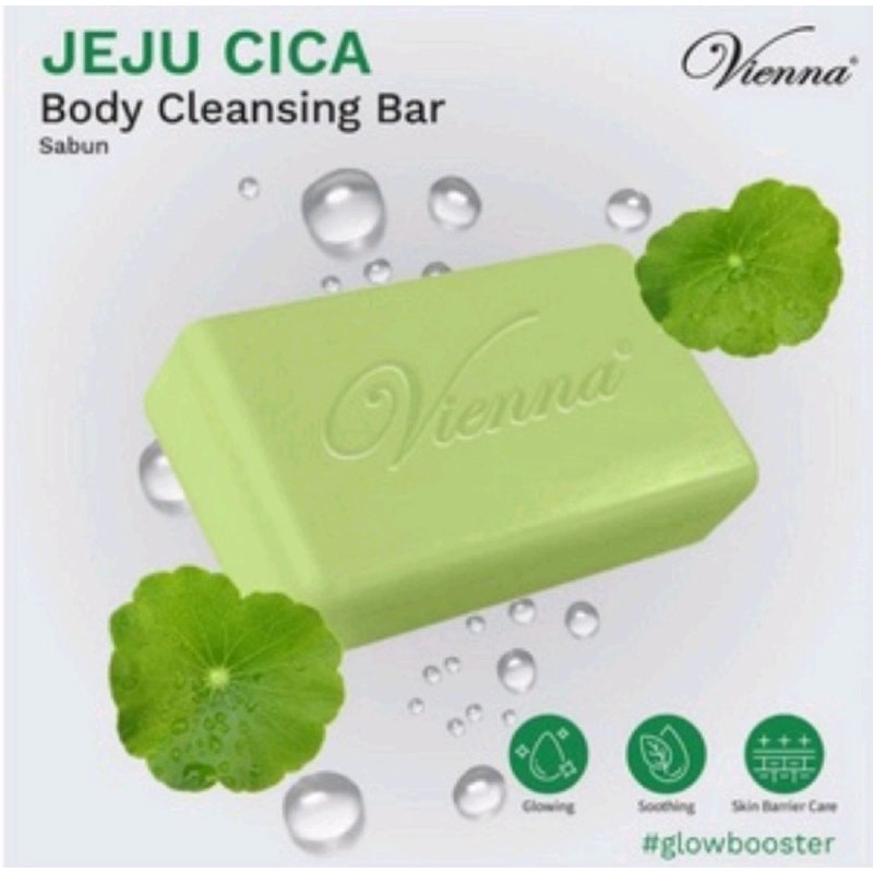 VIENNA SABUN JEJU CICA / VIENNA JEJU CICA CLEANSING BAR SABUN 90GR