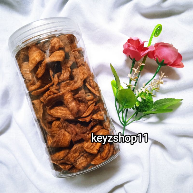 

KERIPIK PISANG BALI MANIS KRIUK KEMASAN TOPLES 1000ML