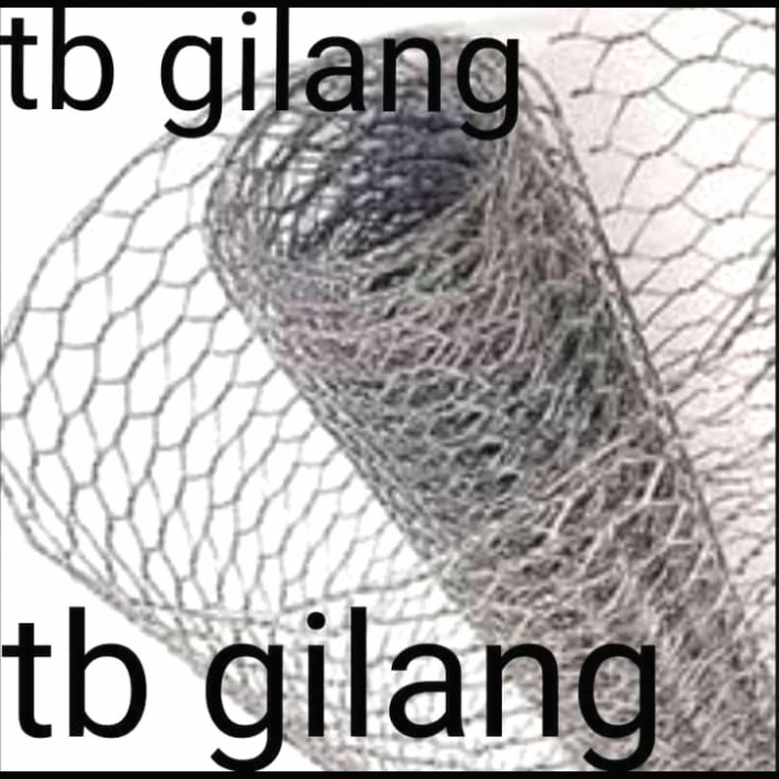 .........] kawat kandang ayam bebek pagar loket galvanis besi halus putih roll kg