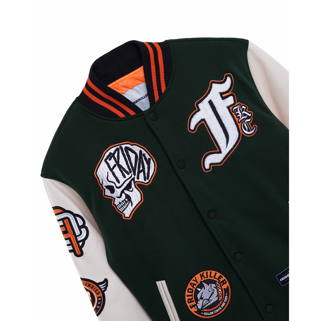 JAKET VARSITY FRIDAY KILLER | BIG F GREEN