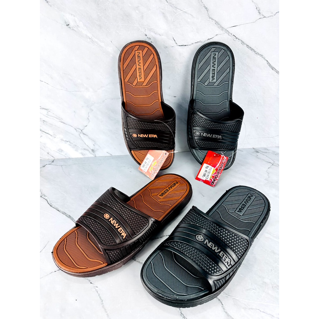 SANDAL SLOP KARET NEW ERA MB E 1239-NEW ERA MB1.9947.B