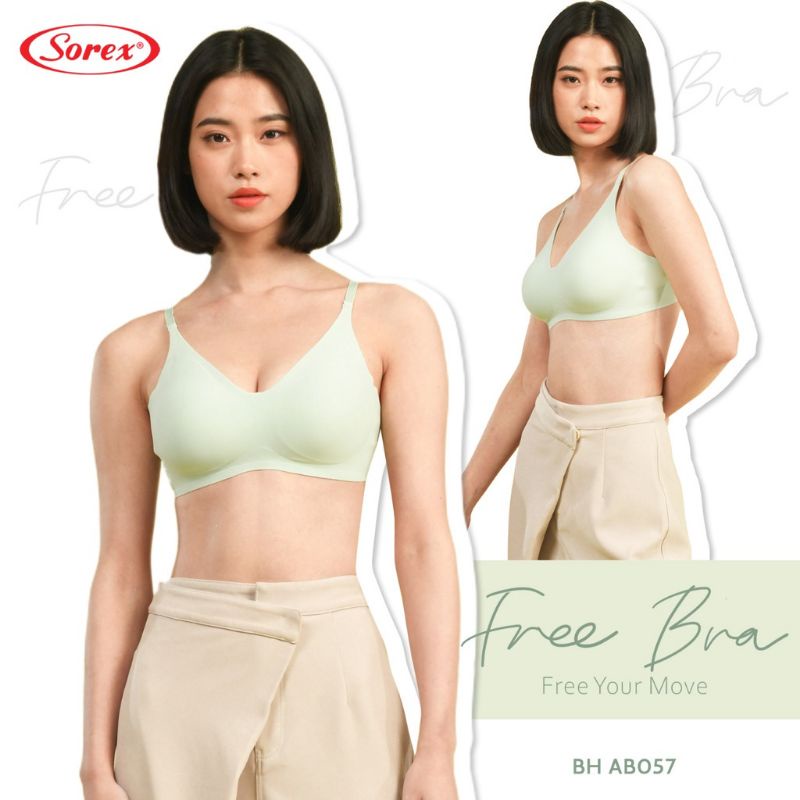 Bra Sorex Ab 057 Free Bra Busa sedang tanpa kawat kait tiga seamless bra AB 057