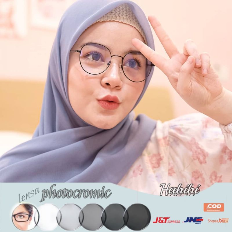 Kacamata minus mode bulat 992|kacamata lensa photocromic | kamata wanita pria