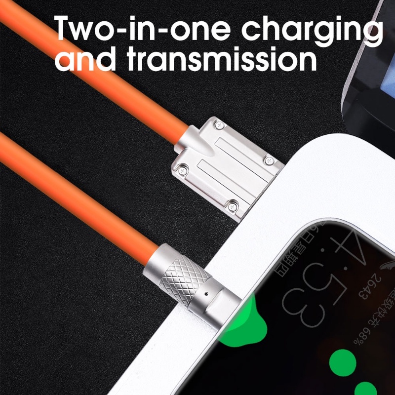 1/2m Kualitas Tinggi Zinc Alloy Konektor Kabel Data Micro USB Kabel Data Dengan Indikator USB Ponsel Charger 4A Kabel Pengisian Cepat