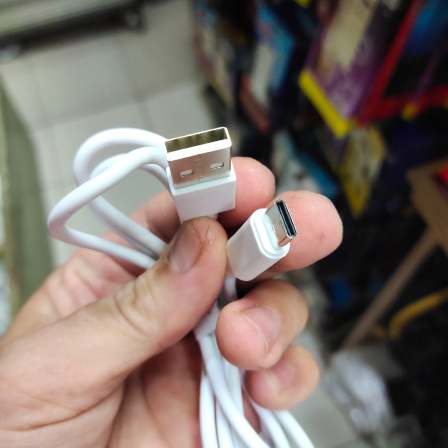 CHARGER 1 USB UNIVERSAL + KABEL TYPE C ( LEBAR ) QUALCOMM 3.0