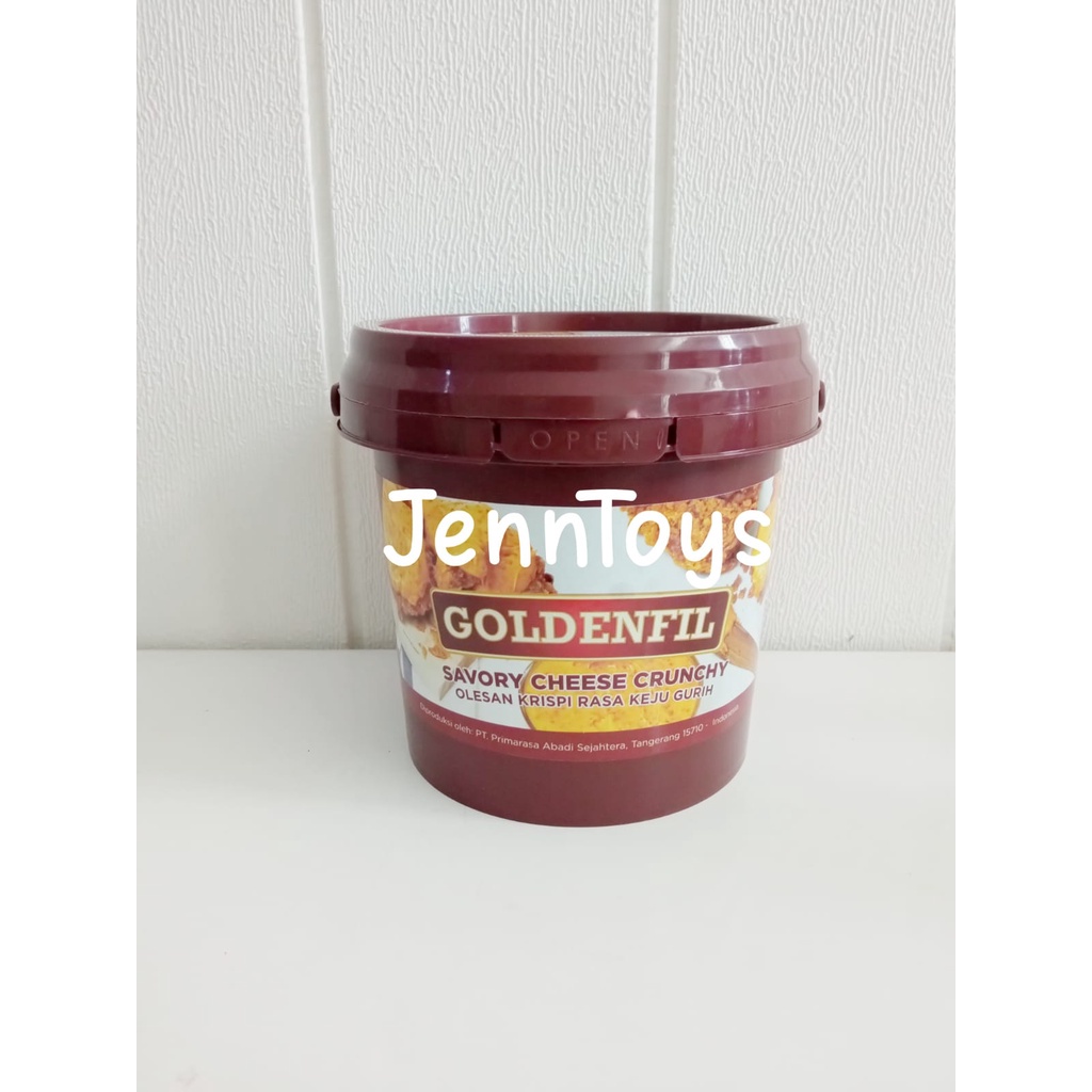 JennToys - (GROSIR) GOLDENFIL Selai Coklat CHOCO CRUNCHY 1 KG | Chocolate Crispy Spread Filling