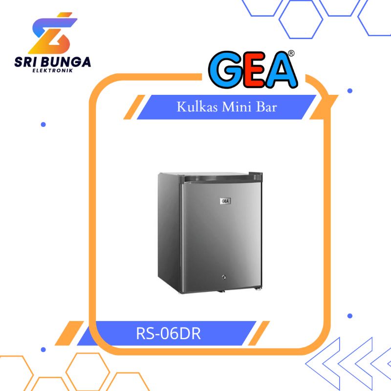 Jual Kulkas 1 Pintu Mini Bar GEA RS 06 DR Kulkas Portable | Shopee ...