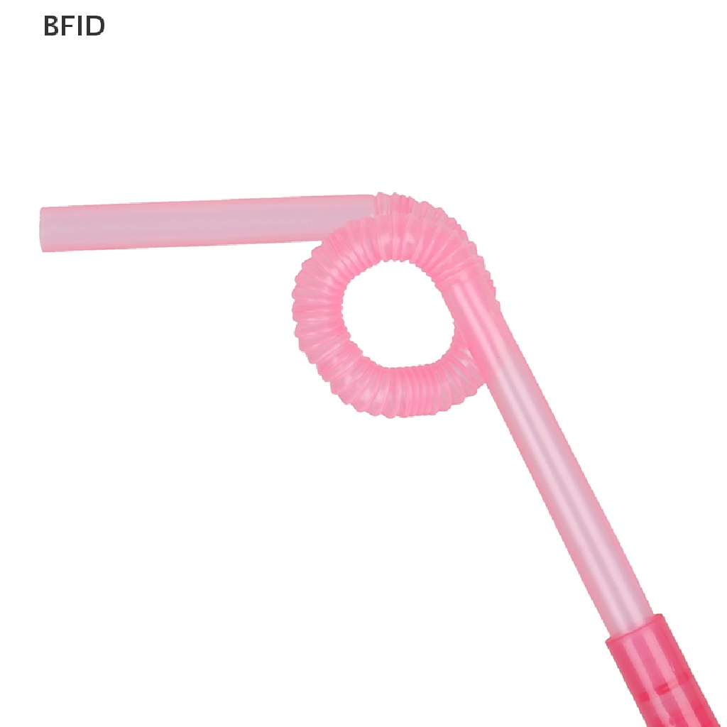 [BFID] Love Heart Double Straw Sedotan Tabung Minum Fleksibel Unik Aksesoris Bar [ID]