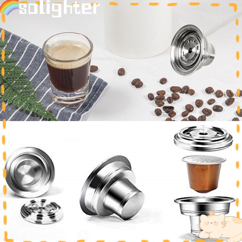 Solighter Coffee Capsule Adapter Bar Reusable Coffee Pods Konversi Ke Holder Kompatibel Dengan Dolce Gusto Kapsul Original