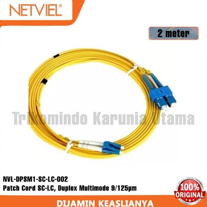 Netviel NVL-DPSM1-SC-LC-002 Patch Cord SC-LC, Duplex SM 9/125um, 2 m