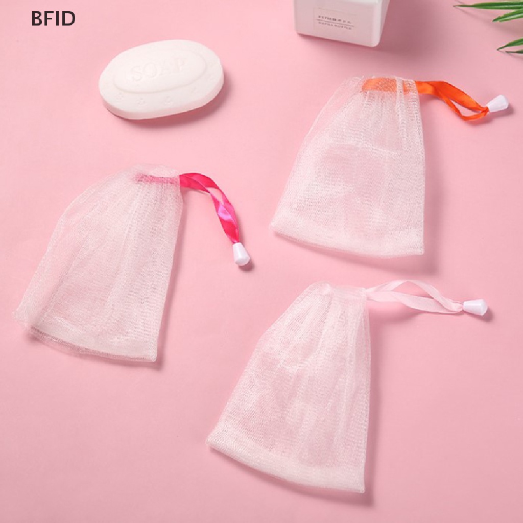 [BFID] Soap Mesh Bag Jaring Jaring Untuk Membusakan Membersihkan Jaring Sabun Mandi [ID]