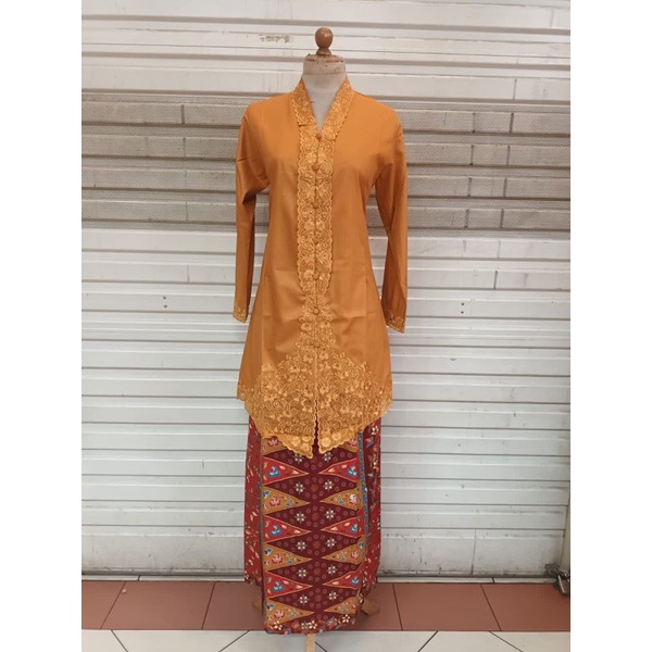 READY KEBAYA ENCIM TUNIK/KEBAYA BORDIR LENGAN PANJANG/ROK TUMPAL