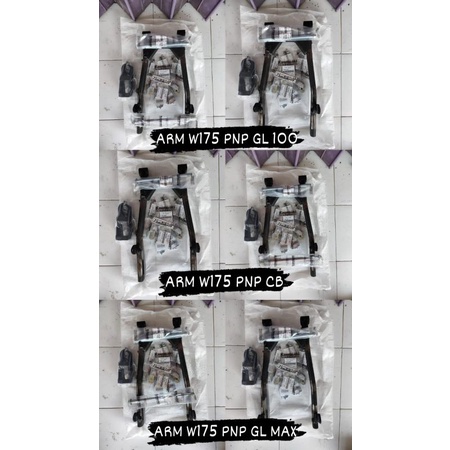 Arm Arem Swingarm W175 PNP W 175 PNP CB begel panjang CB Begel pendek & GL 100 GL MAX fullset lengka