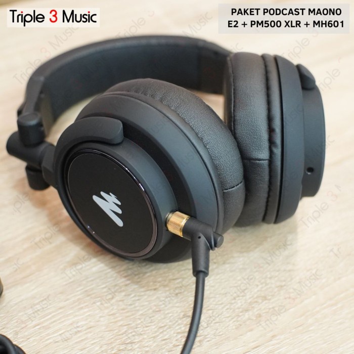 Paket Maono E2 Paket Podcast 1 orang With PM500 with headphone
