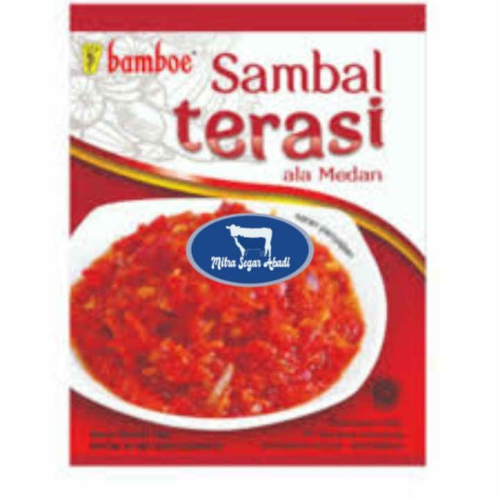 

Sambal Terasi Bamboe ( isi 10 sachet )