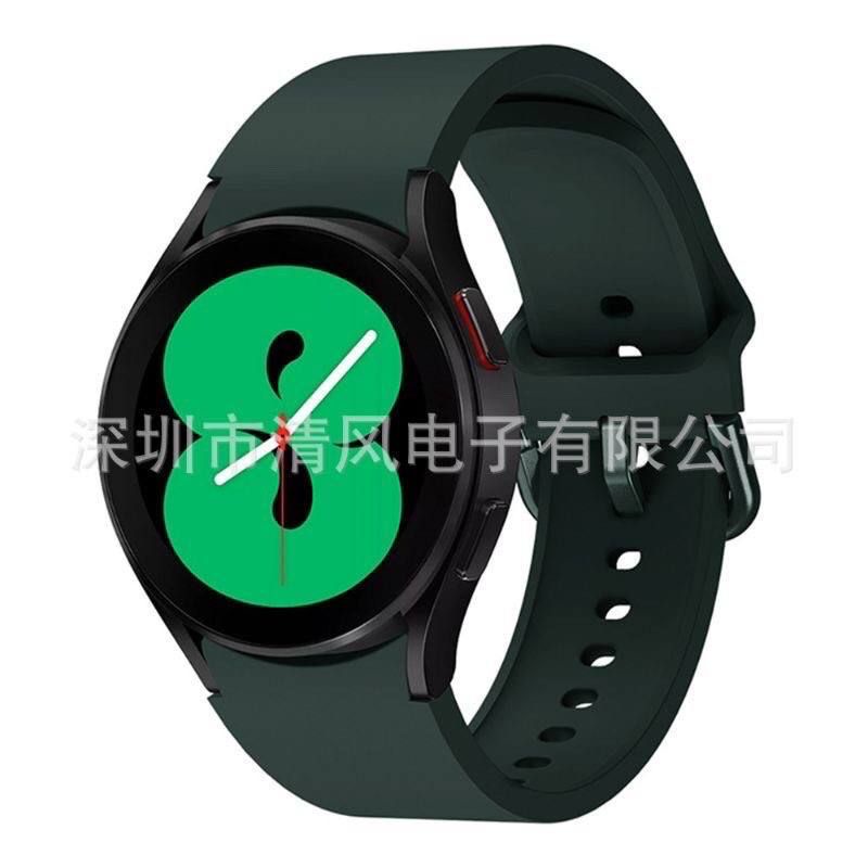 Strap Samsung Galaxy Watch 5 / 5 Pro / 4 / 4 Classic 40mm 42mm 44mm 46mm 40 42 44 45 46 mm Tali Silicone Soft Silikon 20mm 20 mm